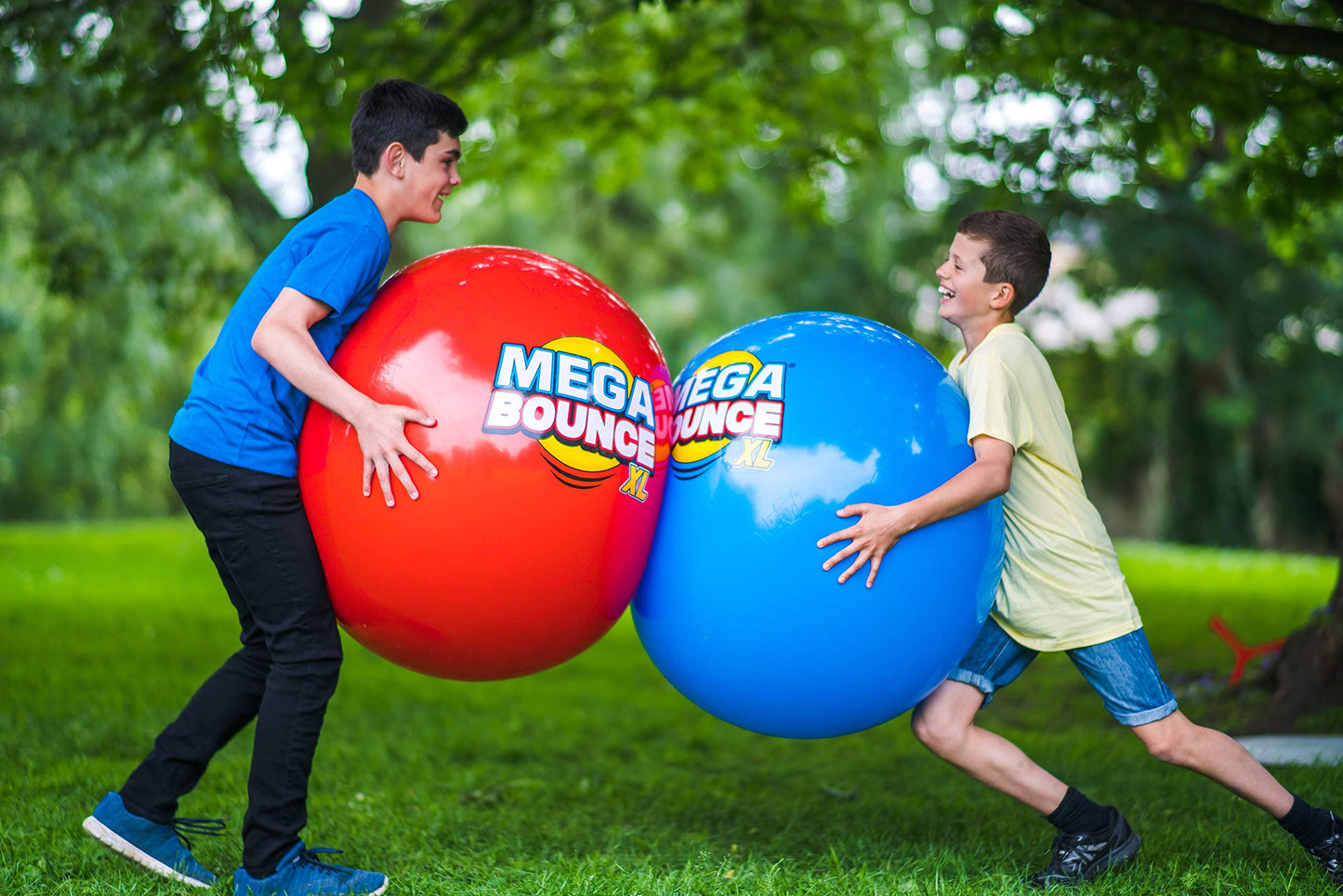 Wicked Mega Bounce XL - The World's Bounciest Inflatable Ball! Extra Large Bounce Ball for All Terrain Bounceability! Super Grip Graphics Outdoor