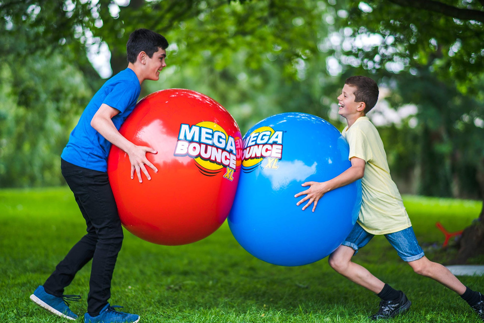 Wicked Mega Bounce XL - The World's Bounciest Inflatable Ball! Extra Large Bounce Ball for All Terrain Bounceability! Super Grip Graphics Outdoor