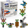 TOSY Magnet Fidget Spinner Mini - 8 Blocks, 3 in 1 Toy: Transformable Fidget Spinner, Infinity Cube, 2x2 Puzzle Cube, Stress Relief, STEM Magnet Tiles