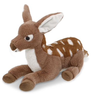 DolliBu Fawn Deer Super Soft Stuffed Animal, Cute Realistic Deer Stuffed Animals for Girls, Boys, Adults Animal Gifts, Kids Nursery Decor for Newborn
