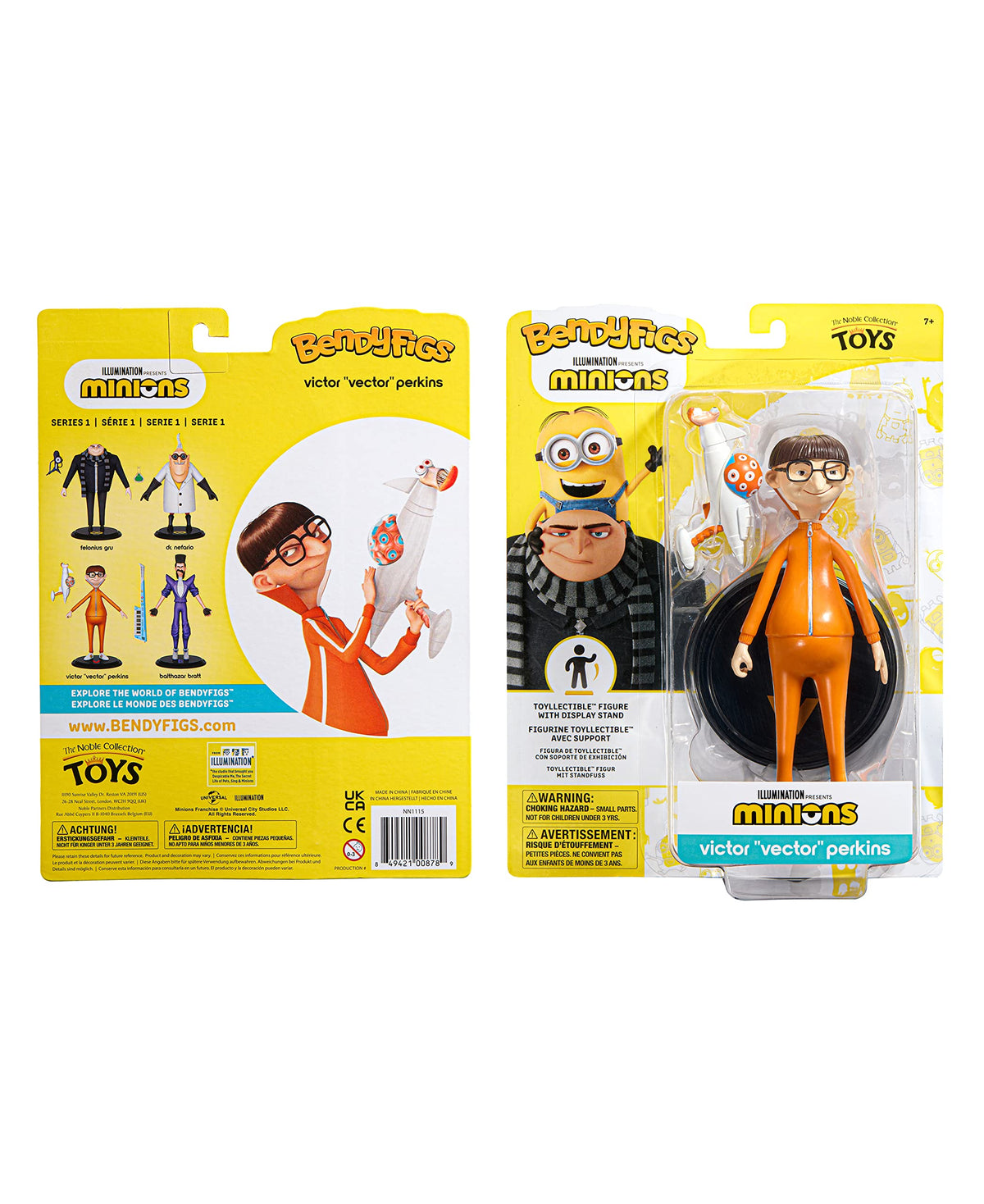 BendyFigs Minions Victor Vector Perkins