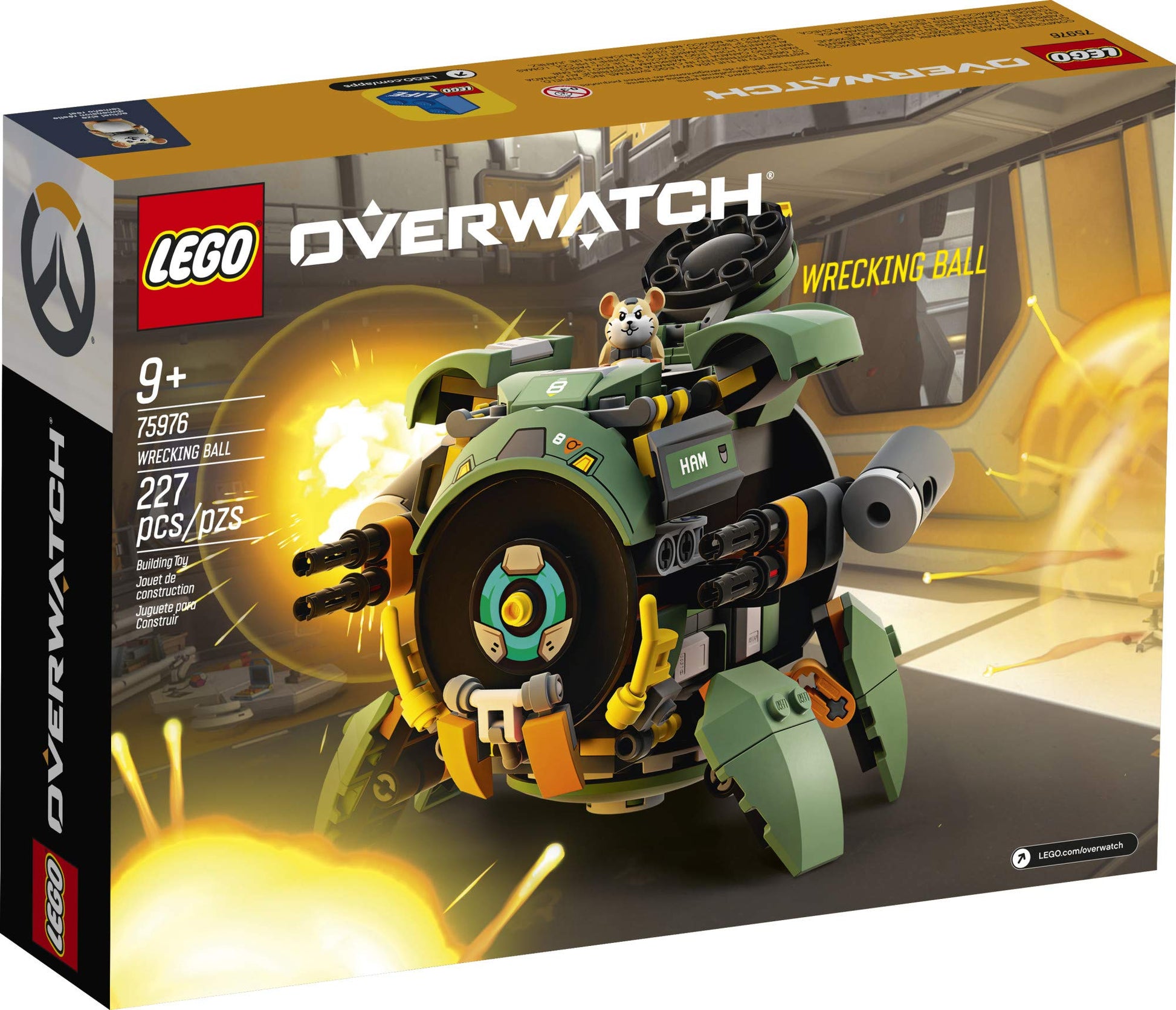 LEGO Overwatch Wrecking Ball 75976 Building Kit, Overwatch Toy for Girls and Boys Aged 9+ (227 Pieces)