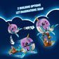 LEGO DREAMZzz Izzie's Narwhal Hot-Air Balloon Deep-Sea Animal Toy, Save Bunchu from a Grimspawn, Transforming Whale Figure for Kids, Bunny Toy