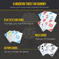 Frayzy Card Game - Fast-Paced Rummy-Style Family Card Game for Kids, Teens & Adults | Ages 7+ | 2-4 Players | Wild Cards and Action Cards | Quick