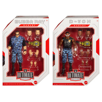 WWE Dudley Boyz (Blue Camo) Ultimate Edition 2-Pack Ringside Exclusive