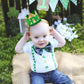 MUWEOL St. Patrick's Day First Birthday Crown
