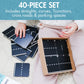 Learn & Grow Magnetic Tiles Road Expansion Pack - 40PCs Road Toppers Set for Cars, STEM Learning & Building Toy - Magnetic Tile Accessories for Kids
