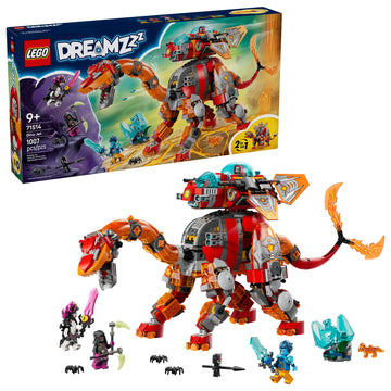 LEGO DREAMZzz Dino Jet Dinosaur Building Toy for Boys & Girls - Pretend Play Set for Kids, Ages 9+, W/2 Build Options - Includes 4 Minifigures - Gift