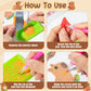 FFyhiinski CAPY Diamond Art Kits - 12Pcs CAPY 5D DIY Creative Art Craft Mosaic Sticker, Digital Diamond Parent Child Activity Kit, Beginner Craft