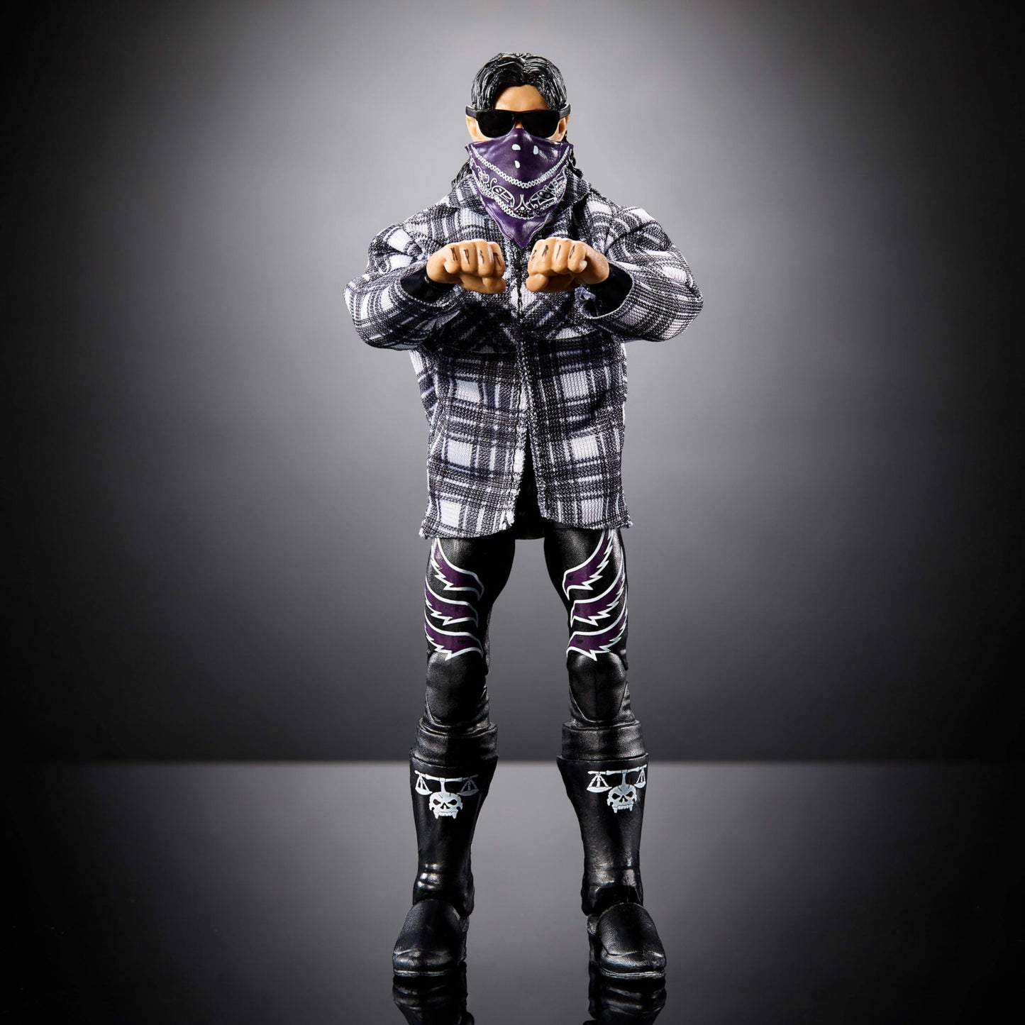 Mattel WWE Elite Action Figure & Accessories, Series #109 Dominik Mysterio 6-inch Collectible with 25 Articulation Points & Swappable Hands