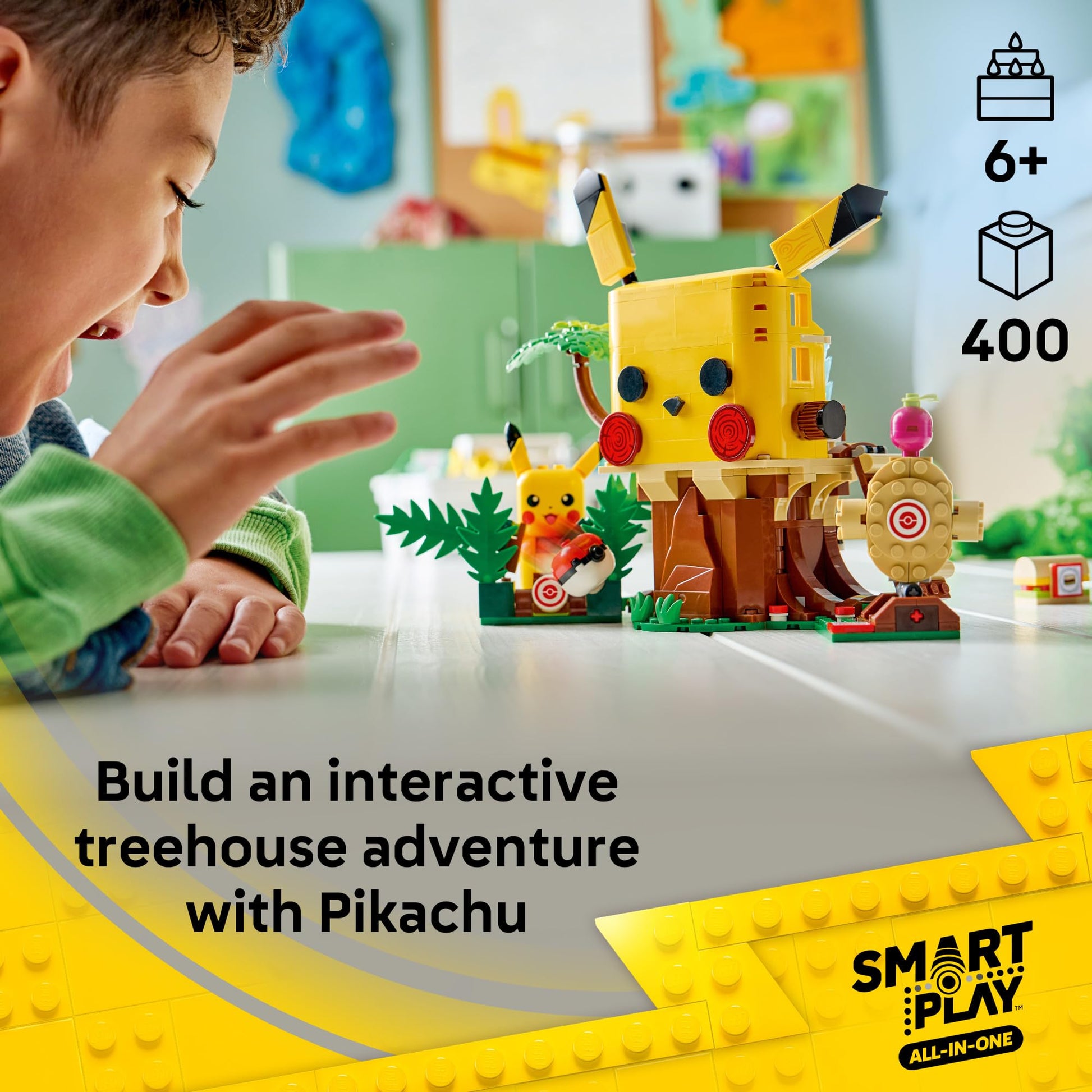 LEGO Pokémon SMART Play: Training House with Pikachu 72164