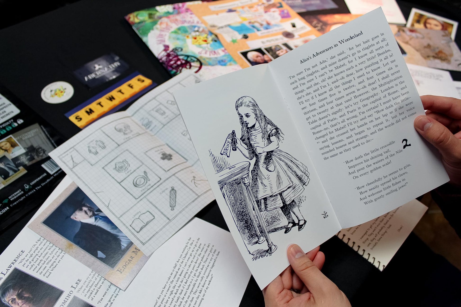 The Deadbolt Mystery Society - Down The Rabbit Hole: Murder Mystery Game - Search for Clues, Solve Puzzles, Eliminate Suspects, Solve Solo Or