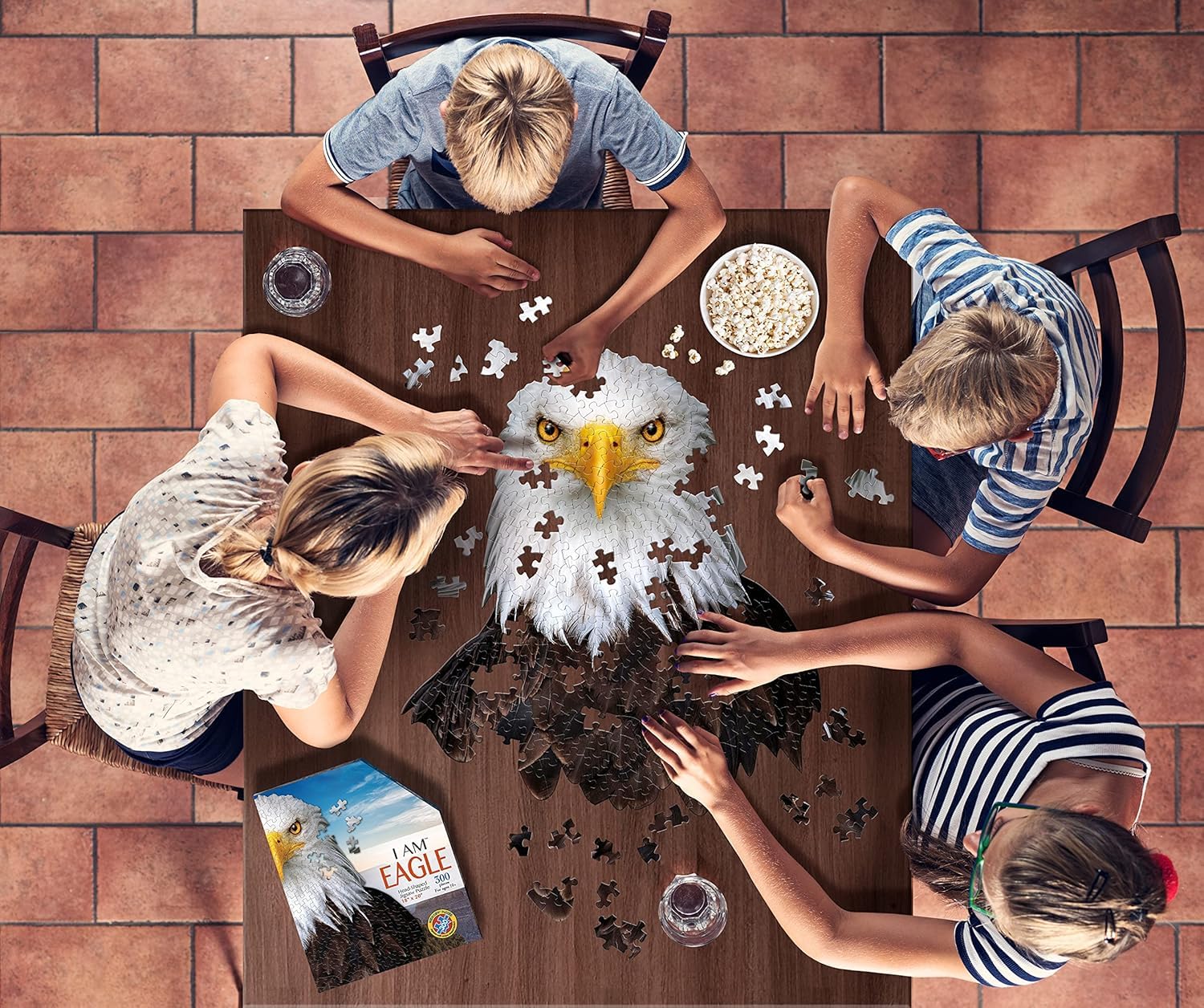 Madd Capp Puzzles - I AM Eagle - 300 Pieces - Animal Shaped Jigsaw Puzzle