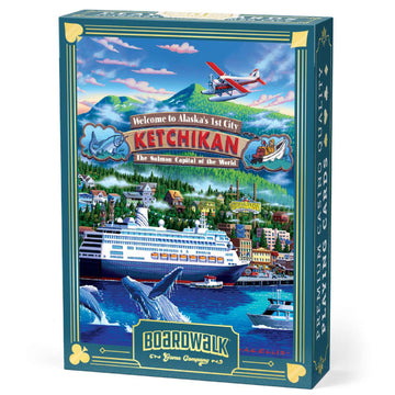 Boardwalk Puzzles Premium Featherlight Unique Playing Cards, Fun Themed Deck for Home and Travel | Ketchikan
