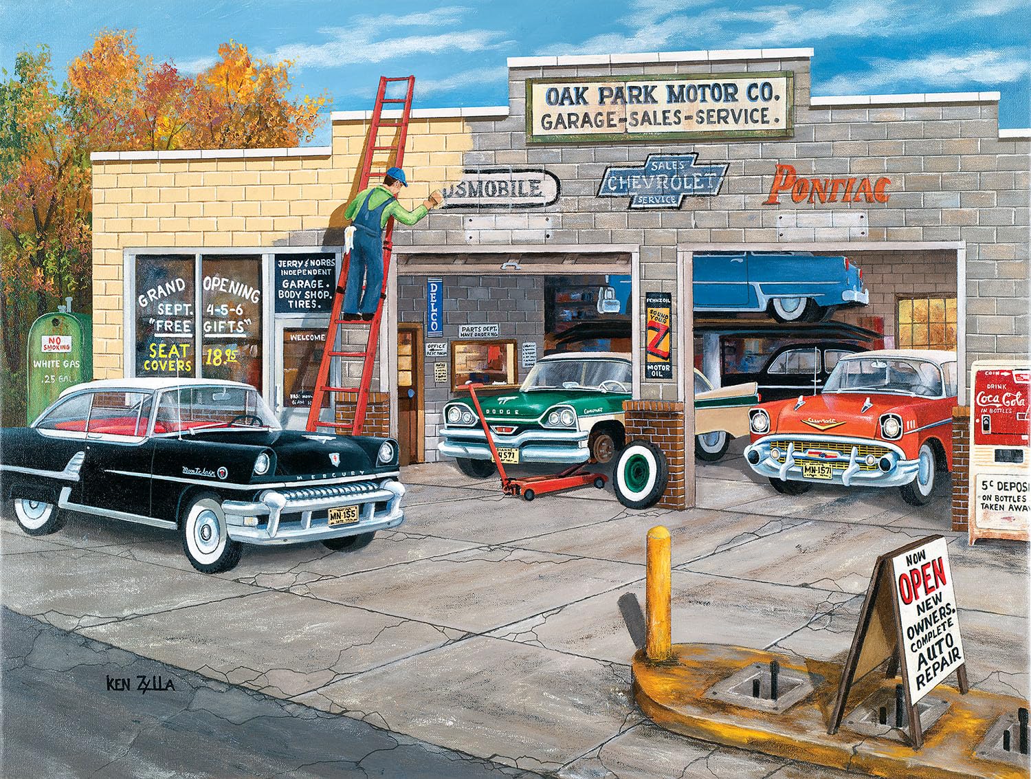 SUNSOUT INC - Under New Ownership - 500 piece Jigsaw Puzzle for Adults by Artist: Ken Zylla - Finished Size 18" x 24" - MPN# 39813