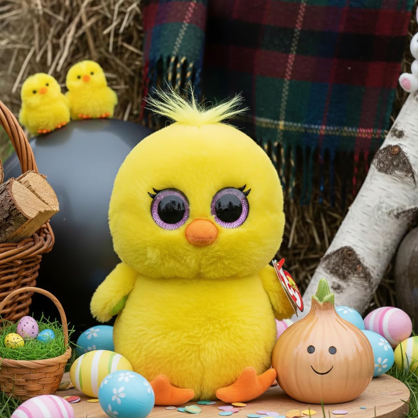 Ty Beanie Boo CHIRPS the Yellow Chick - 6"