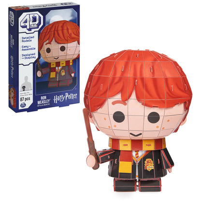 4D Build Harry Potter Ron Weasley Figure 3D Puzzle Model Kit for Adults
