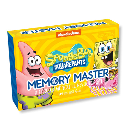 Aquarius Spongebob Squarepants Memory Master Card Game - Fun Family Party Game - Entertaining Game Night Gift - Officially Licensed Merchandise