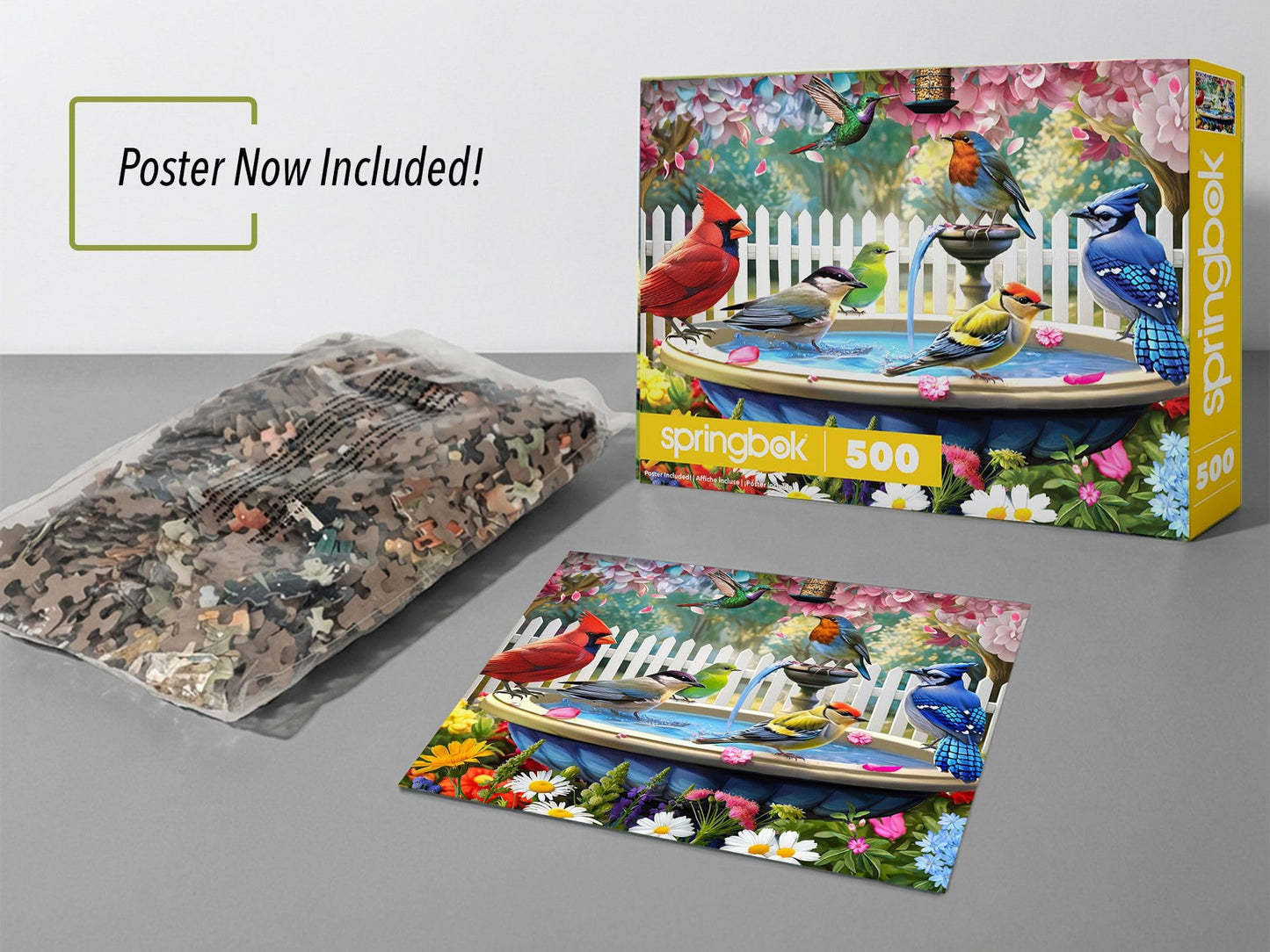 Springbok Birds of Spring 500 Piece Jigsaw Puzzle for Adults