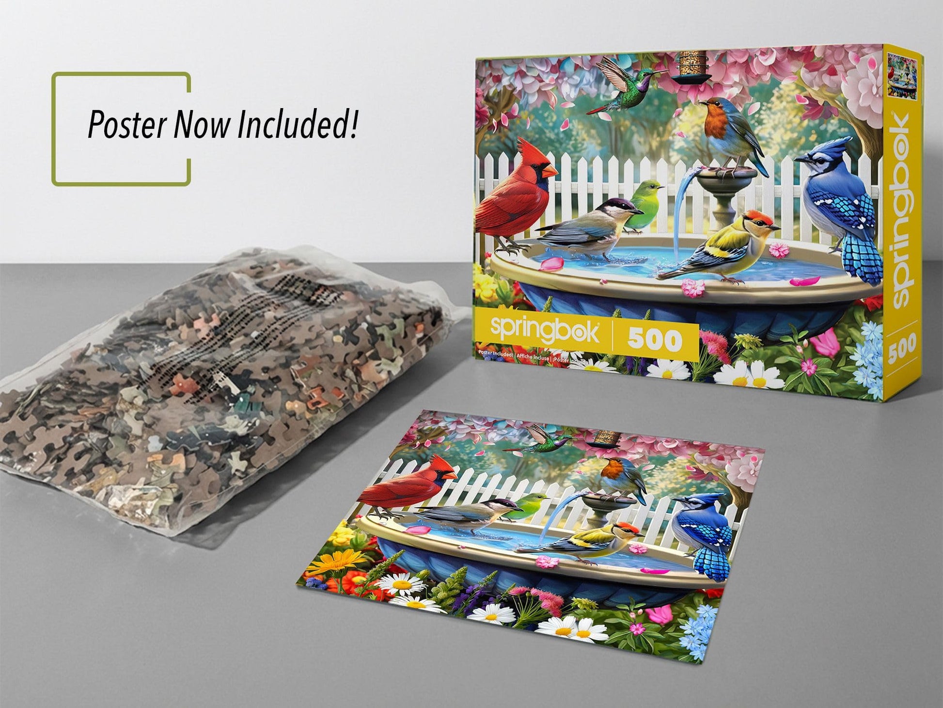 Springbok Birds of Spring 500 Piece Jigsaw Puzzle for Adults