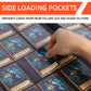 Premium Trading Card Binder for PKM TCG MTG Cards,Holds 1000+ Cards,16 -Pocket Ringless Side Loading Binder with Zipper Trading Card Album Folder for