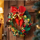 ROBOTIME Christmas Wreath with Red Bow, Pine Cones, Berries & Bells 3D Wooden Puzzles for Adults Creative Gifts for Holiday Window Fireplace Door