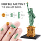 DOLBLOCK Statue of Liberty Building Block Set for Adults, New York City Architecture Souvenir Model World Famous Landmark Micro Building Kits, Gift
