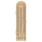 Pacific Shore Games Wooden Cribbage Board Game Set, Continuous 3 Track for 2-3 Players with Card Storage