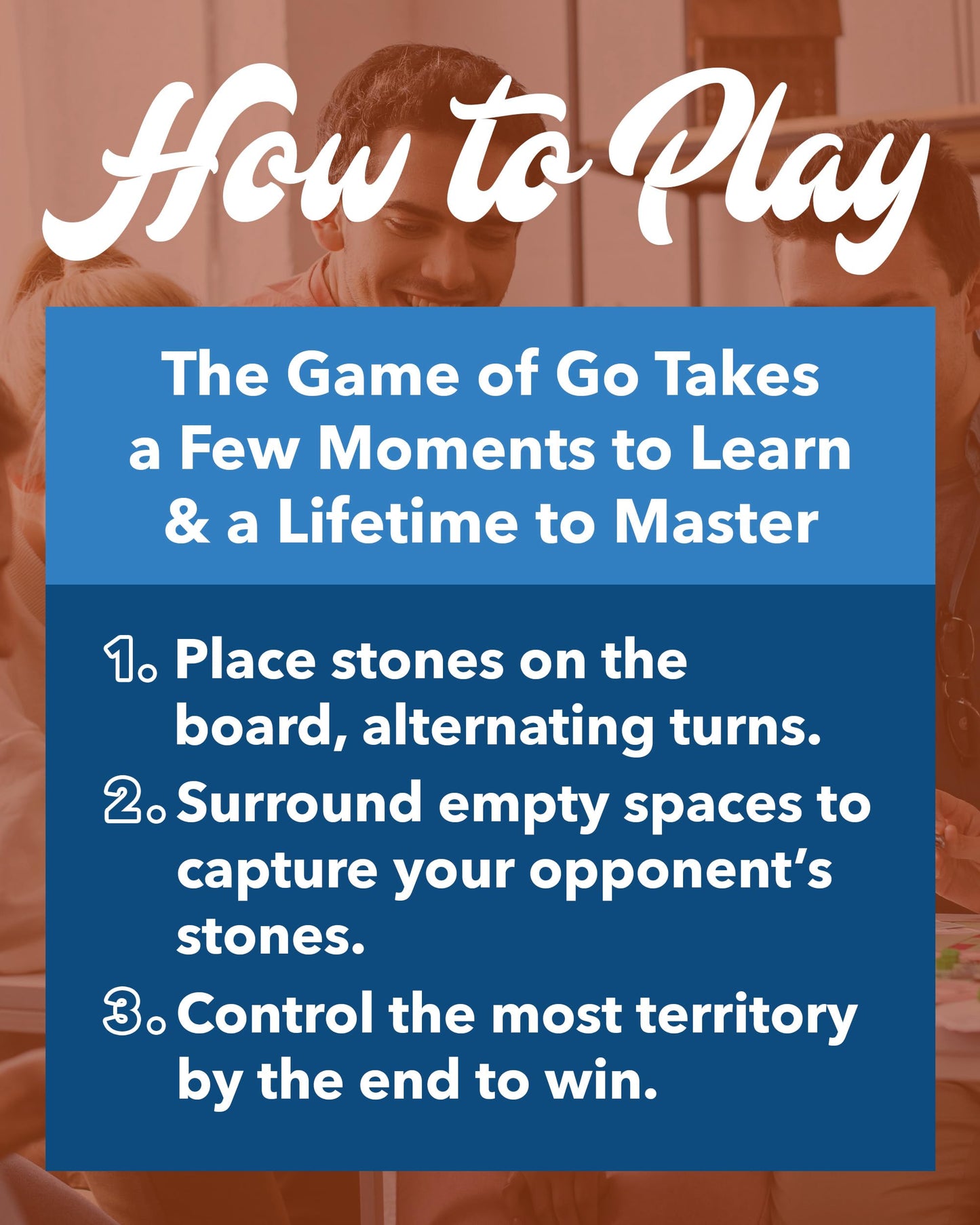WE Games Go Game Set 12 Inch - Traditional Go Set with Pull-Out Storage Drawers, Portable Wood Veneer Goban, Strategy Board Games for Adults, Go Board