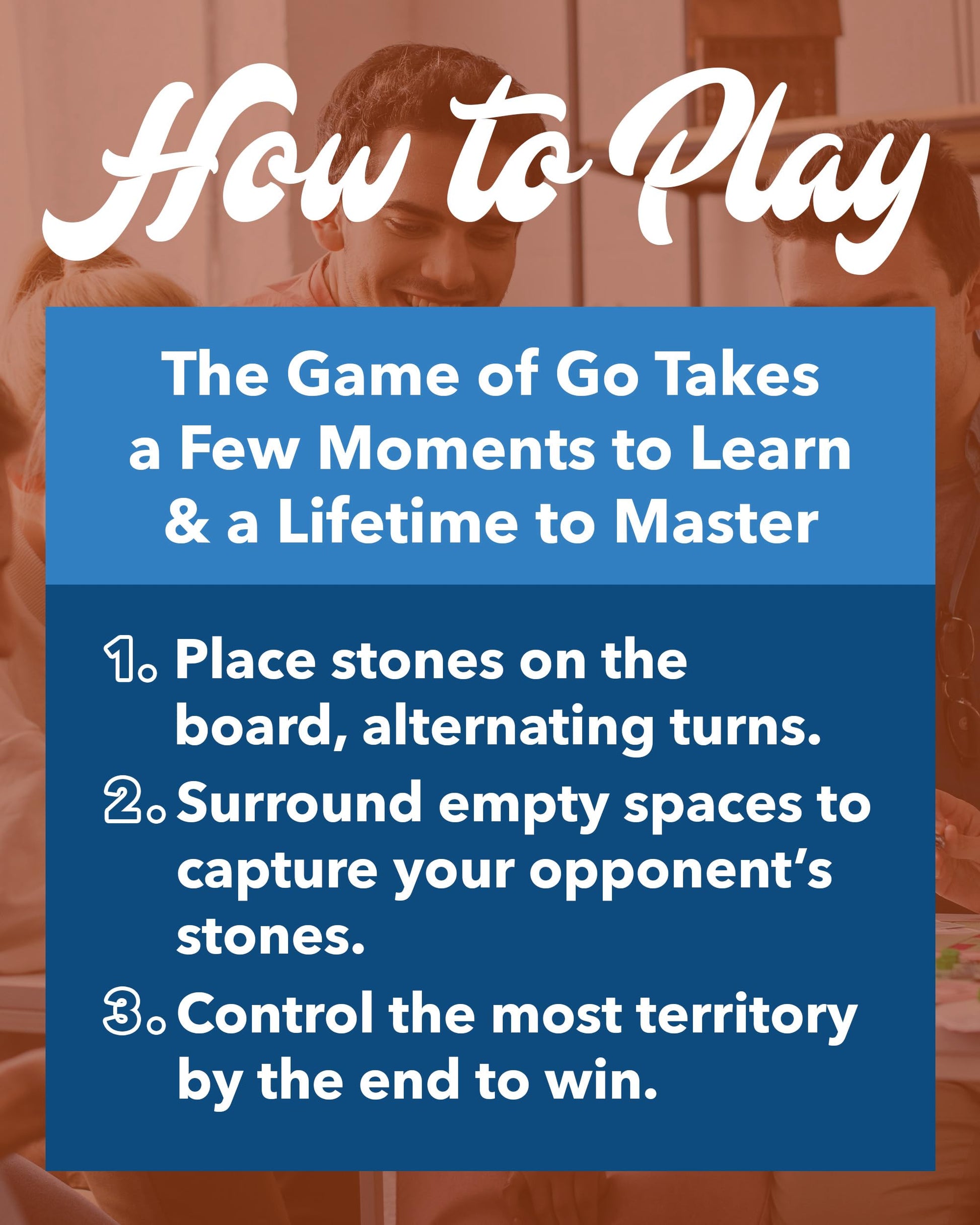 WE Games Go Game Set 12 Inch - Traditional Go Set with Pull-Out Storage Drawers, Portable Wood Veneer Goban, Strategy Board Games for Adults, Go Board