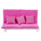 Olivia's Little World - 18 inch Doll Furniture Accessories Princess Sofa & Coffee Table Living Room Lounge Set with Pink Cushion Wooden
