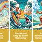 SHAKA Showdown Card Game for Teens 6+ | Surf-Themed Travel Games, Board Game | Ideal for Babysitting Games, Cards to Send to Kids at Camp, Road Trip