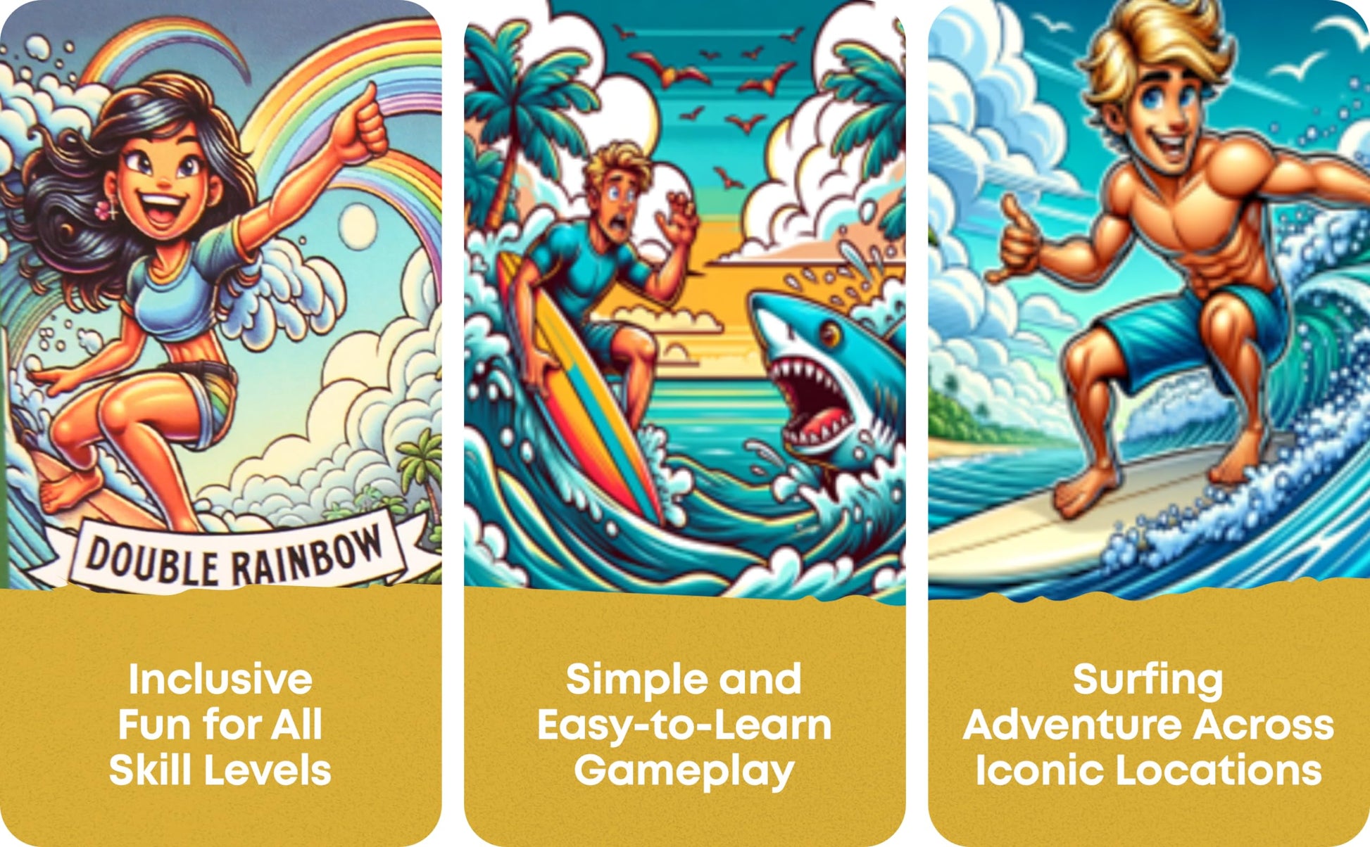 SHAKA Showdown Card Game for Teens 6+ | Surf-Themed Travel Games, Board Game | Ideal for Babysitting Games, Cards to Send to Kids at Camp, Road Trip