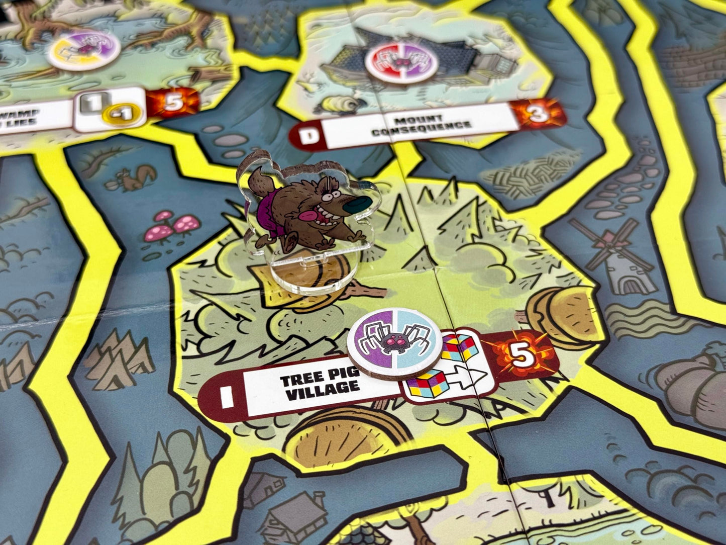 Ham Helsing - Cooperative Monster Adventure Board Game | 1-4 Players, Ages 10+, 60-90 Min | Deck-Crafting with Transparent Cards | Spooky Halloween