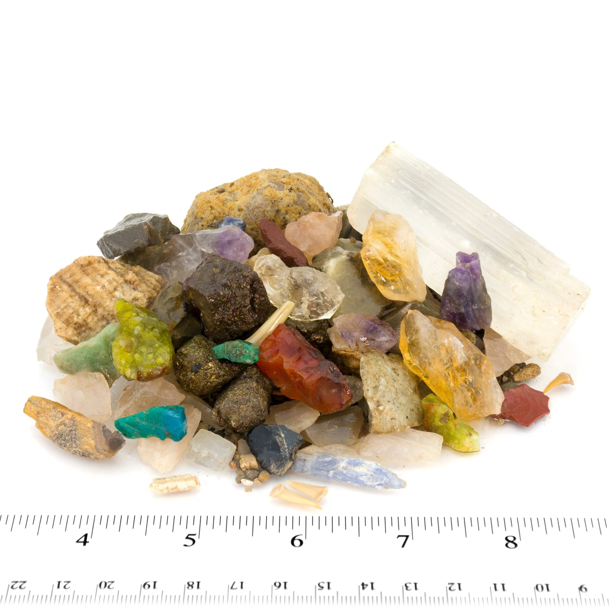 Boone's Mill Gemstone Paydirt | 5 Pounds | Gem Mining Rough Stone Mix | Rock Fossil ID Guide