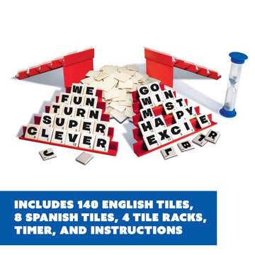 Dabble® Word Game | Fast-Paced Family Board Game | Enhances Spelling and Vocabulary for All Ages | Spell the First Five Words | Award-Winning