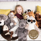 Squirrel Products Cuddle Mates Stuffed Animal Plush Toy - 14 Inch - Monkey