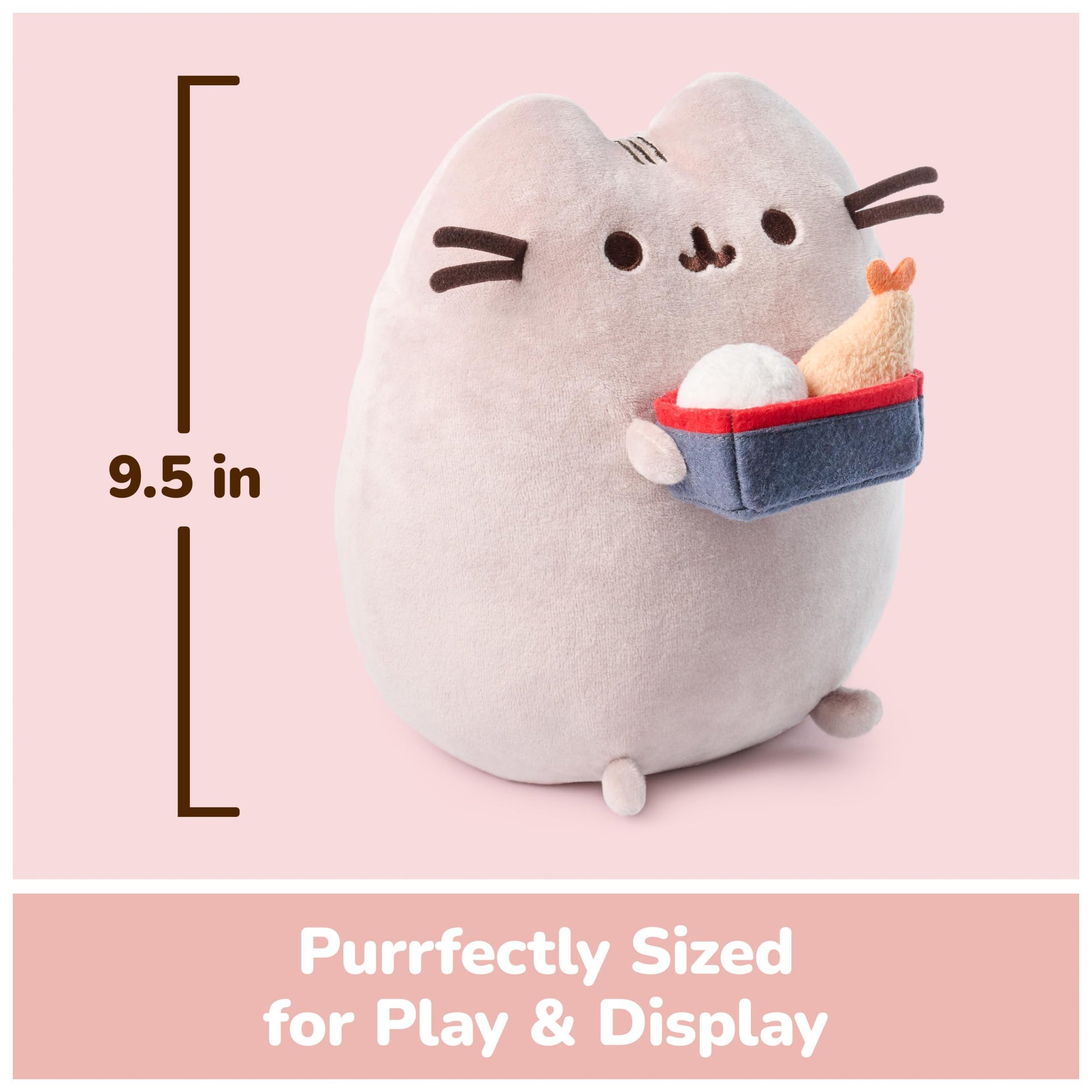 GUND Pusheen Bento Box Snackable 9.5-Inch Plush Toy for Ages 8+