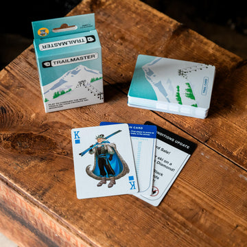 Ski House Games Trailmaster Card Game, Strategic Mountain Trail Building Game for Skiers, Gift for Skiers and Snowboarders, Screen Free Family Game
