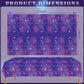 Ywediim 4 Pack Space Galaxy Party Tablecovers, Printed Plastic Stars Tablecloths,Space Stars Theme Party Decorations for Birthday Home Party Favors 86