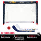 Franklin Sports NHL Florida Panthers Mini Hockey Set - Kids Indoor Knee Hockey Goal, Ball, 2 Mini Hockey Stick Combo Set - Youth NHL Team Indoor Toy