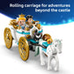 LEGO Disney Princess Cinderella's Castle & Horse Carriage Playset - Princess Castle Building Toy for Kids, Girls and Boys, Ages 6+ - with 2 Minidolls