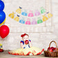 Princess Dress Happy Birthday Banner - Princess Birthday Party Decorations,Gril First/1st Party Bunting,Photo Prop Banner (Princess-1)