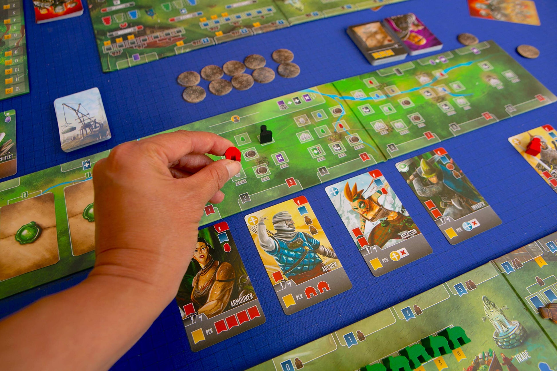 Renegade Game Studios Paladins of The West Kingdom Strategy Board Game, 1-4 Players, Worker Placement, Ages 12 Plus
