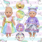 WONDOLL 12 Sets 14-16-Inch-Baby-Doll-Clothes-Outfits Dress Headbands Accessories Compatible with 43cm New Born-Baby-Doll, 15-inch-Baby-Doll?no Doll