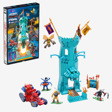 Mattel MEGA Masters of The Universe Eternia Battleground Toy Building Set, Small, HFF28
