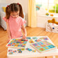 B. toys Wooden Puzzles, Puzzle Pals Magnetic Alphabet and Numbers