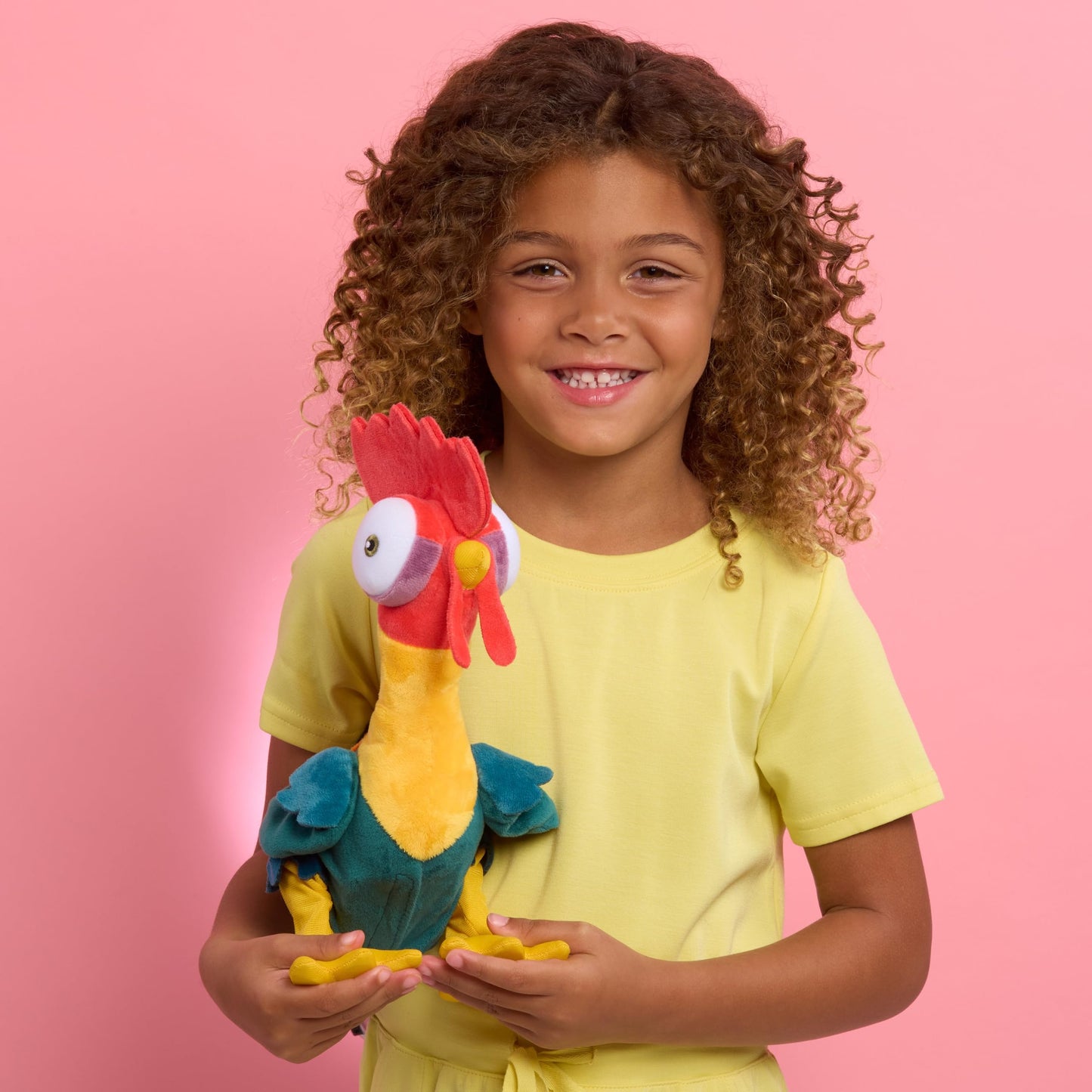 Moana 13-inch Hei Hei Feature Small Plush with Sounds and Dancing, Stuffed Animal, Pretend Play, Kids Toys for Ages 3 Up by Just Play