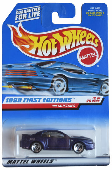 Hot Wheels '99 Mustang, 1999 First Editions 2 of 26 [Purple]