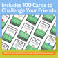 On-Course Golf Game - 100 Interactive Playable Cards - Perfect Golf Gift for Any Golfer - Ridiculous Multiplayer Game - 1-4 Players - All Skill Levels